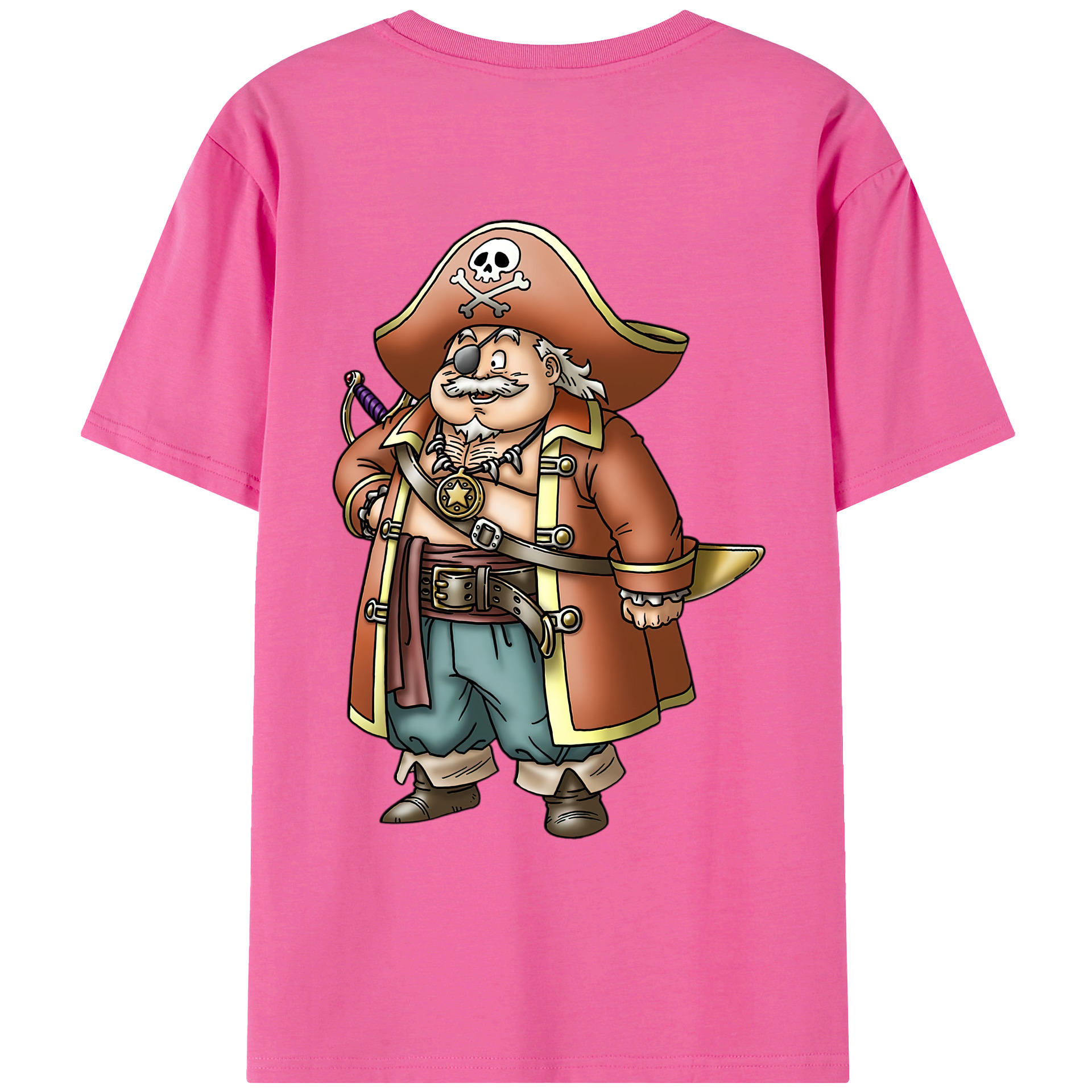 （画像用） ドラゴンクエスト Doragon Kuesuto Dragon Quest レディース半袖Tシャツ(バックプリント)